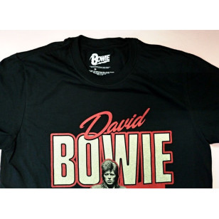 David Bowie - Red Sax Official T Shirt ( Men M) ***READY TO SHIP from Hong Kong***